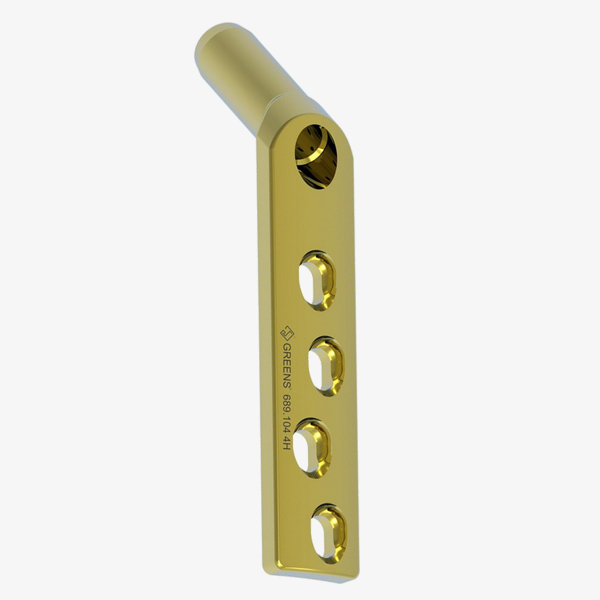 DHS Barrel Plate with DCP Hole AO type, 130° Long (Barrel length- 38mm)