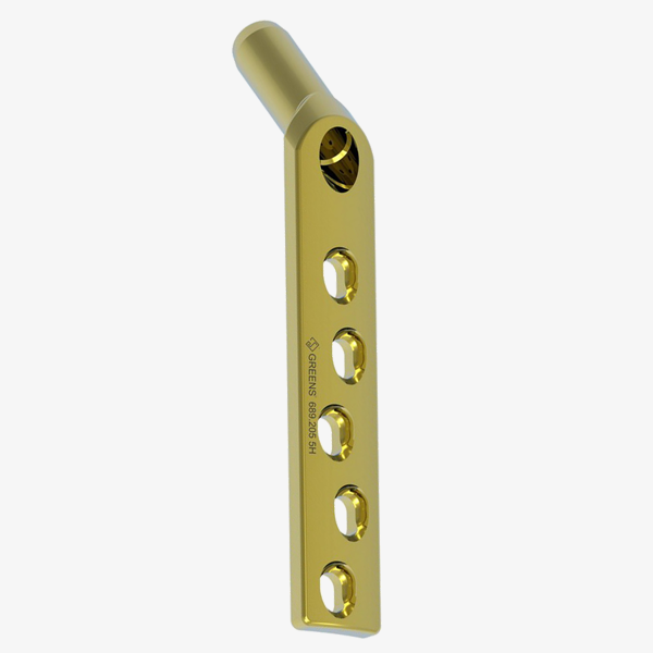 DHS Barrel Plate with DCP Hole AO type, 135° Long (Barrel length 38mm)